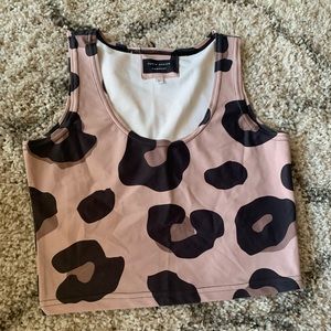Duvin cropped workout top